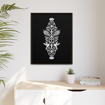 Hummingbird Soulmates - Framed Canvas
