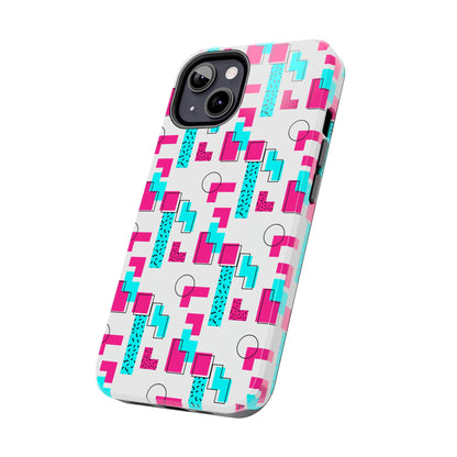 Retro Geometric Vibes - Phone Case