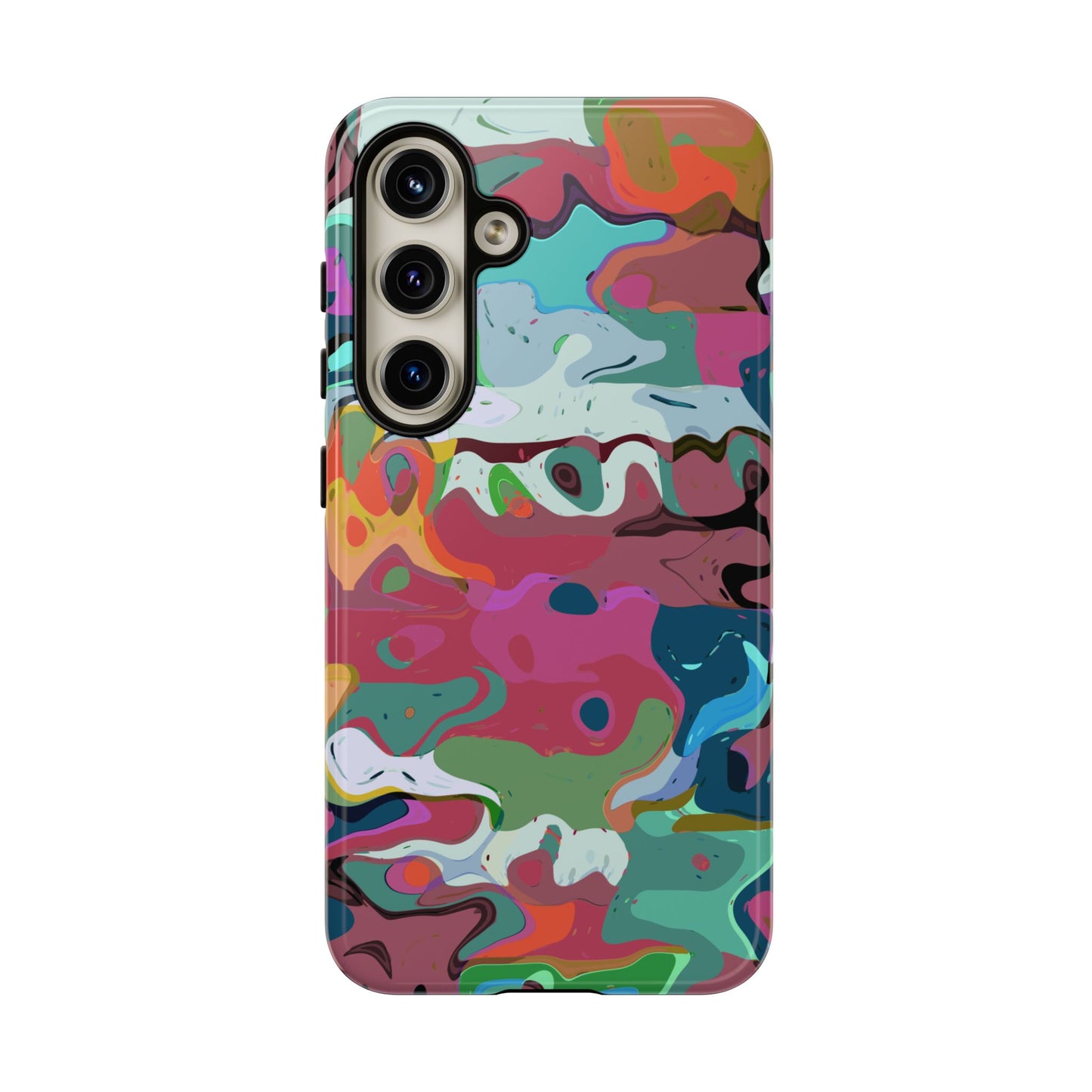 Colorful Abstract Marble - Phone Case