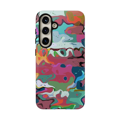 Colorful Abstract Marble - Phone Case