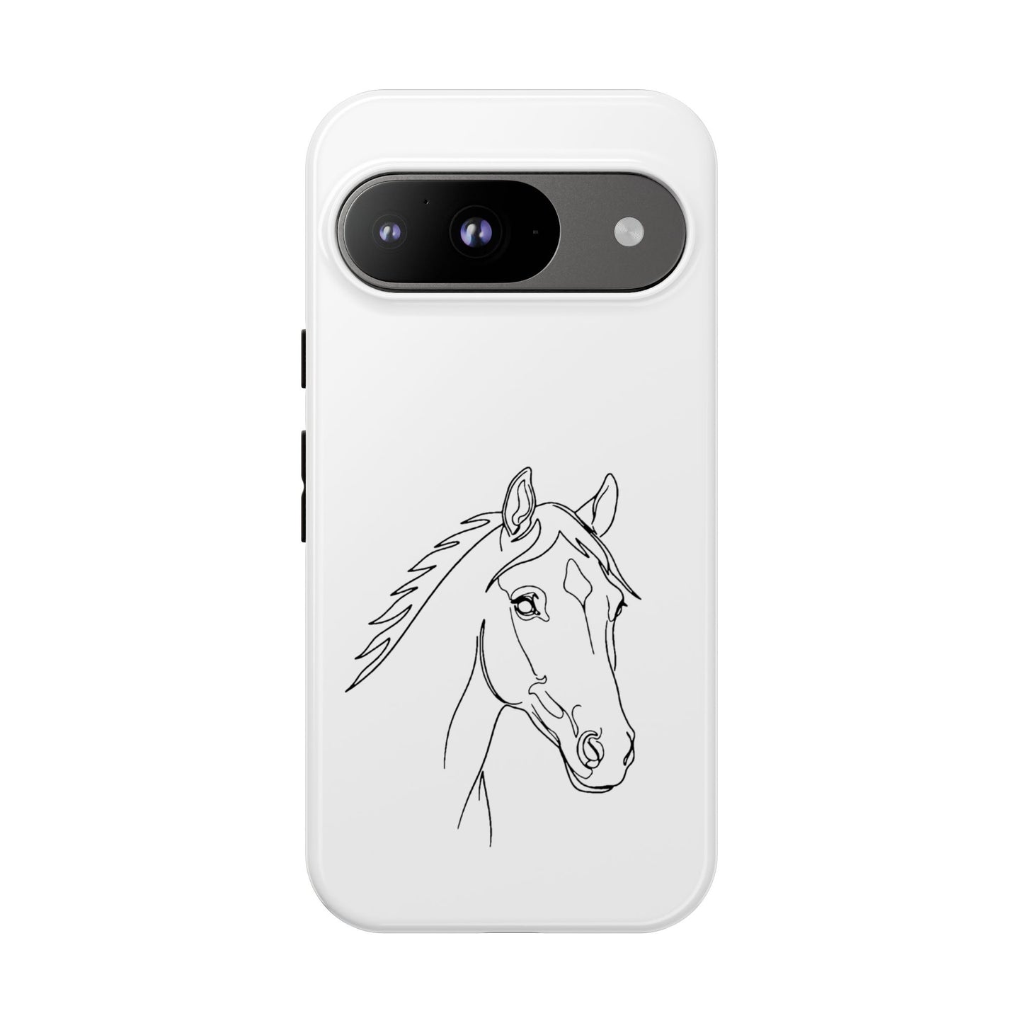Horse Portrait Sketch - Tough Phone Case