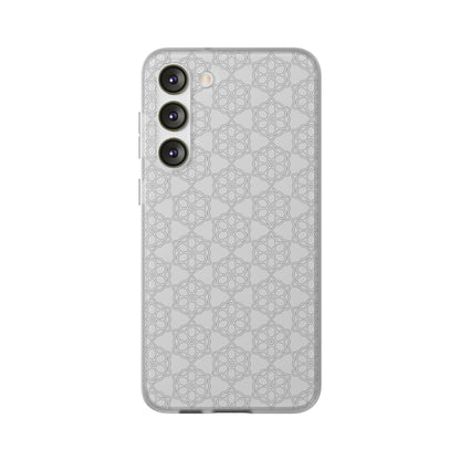 Elegant Geometric Phone Case, Stylish Flexi Case for Everyday Use, Slim Fit, Gift Idea, Trendy Accessory, Minimalist Design