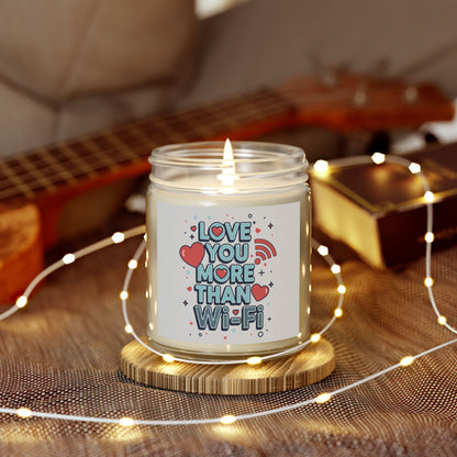 Love You More Than Wi‑Fi - Scented Candle