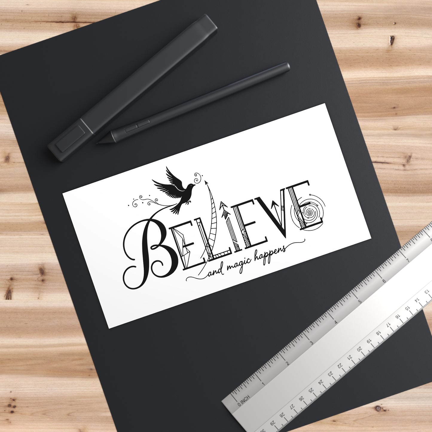 Believe and Magic Happens - Sticker