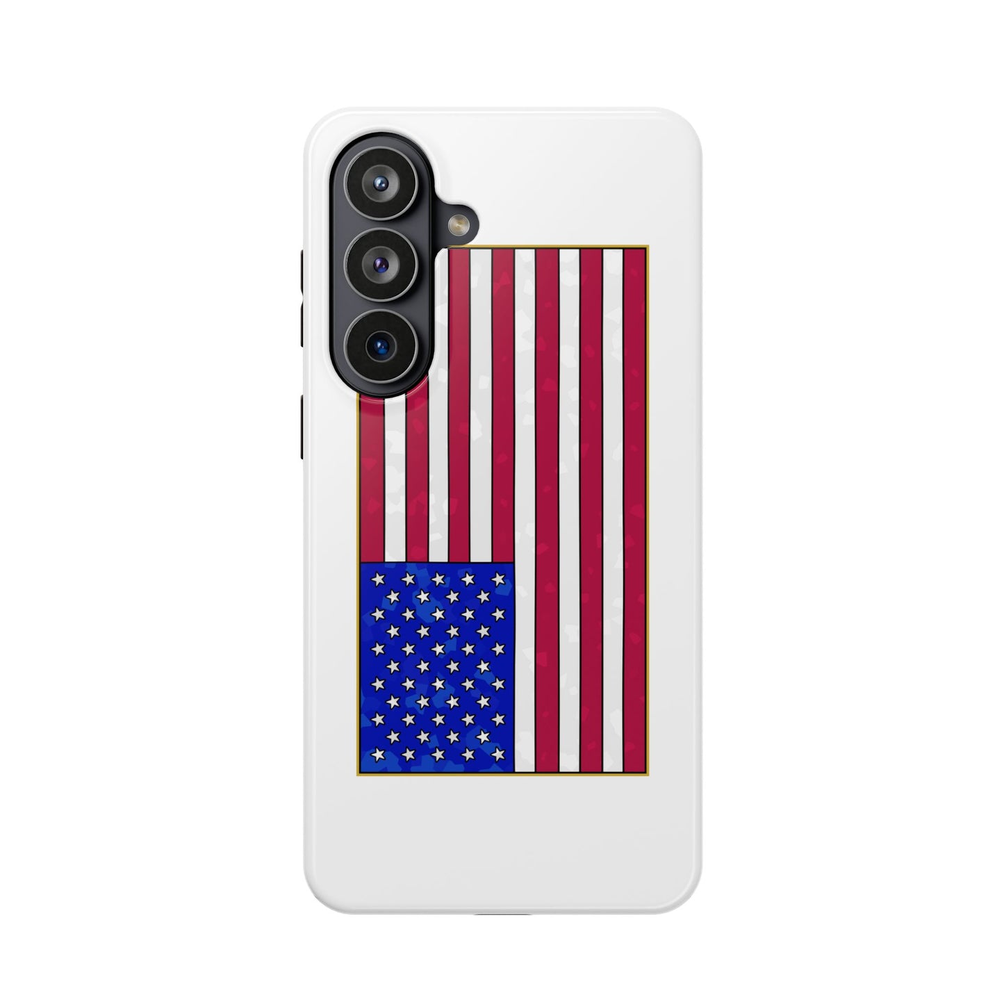 New Glory American Flag (Gold Edge Edition) - Magnetic Phone Case