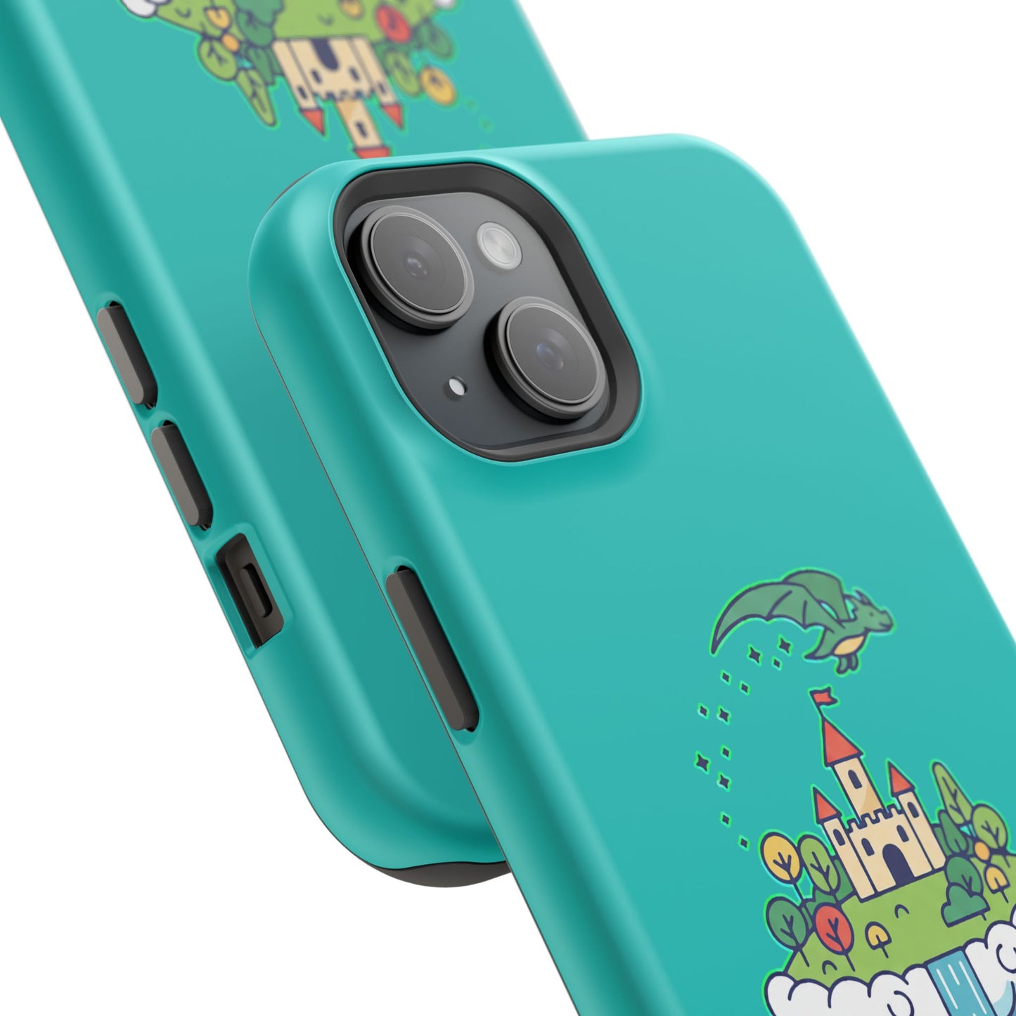 Floating Castle Dragon - Magical Fantasy Island - Magnetic Phone Case