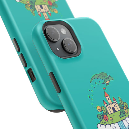 Floating Castle Dragon - Magical Fantasy Island - Magnetic Phone Case