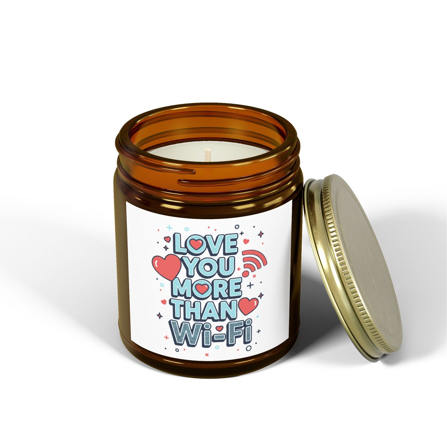 Love You More Than Wi‑Fi - Scented Candle