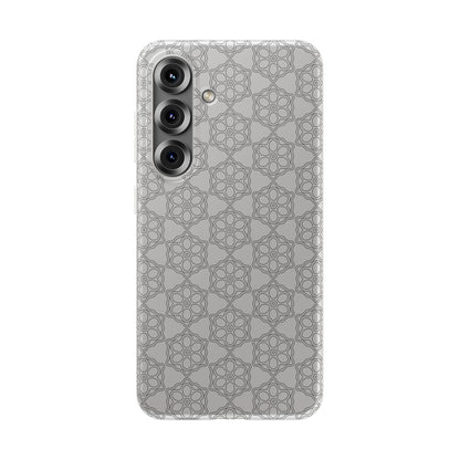 Elegant Geometric Phone Case, Stylish Flexi Case for Everyday Use, Slim Fit, Gift Idea, Trendy Accessory, Minimalist Design