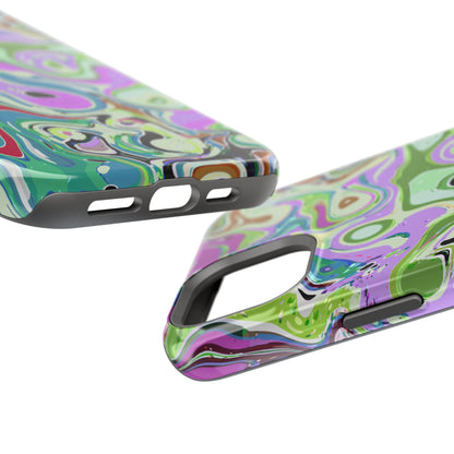 Vibrant Multi‑Color Swirl - Magnetic Phone Case