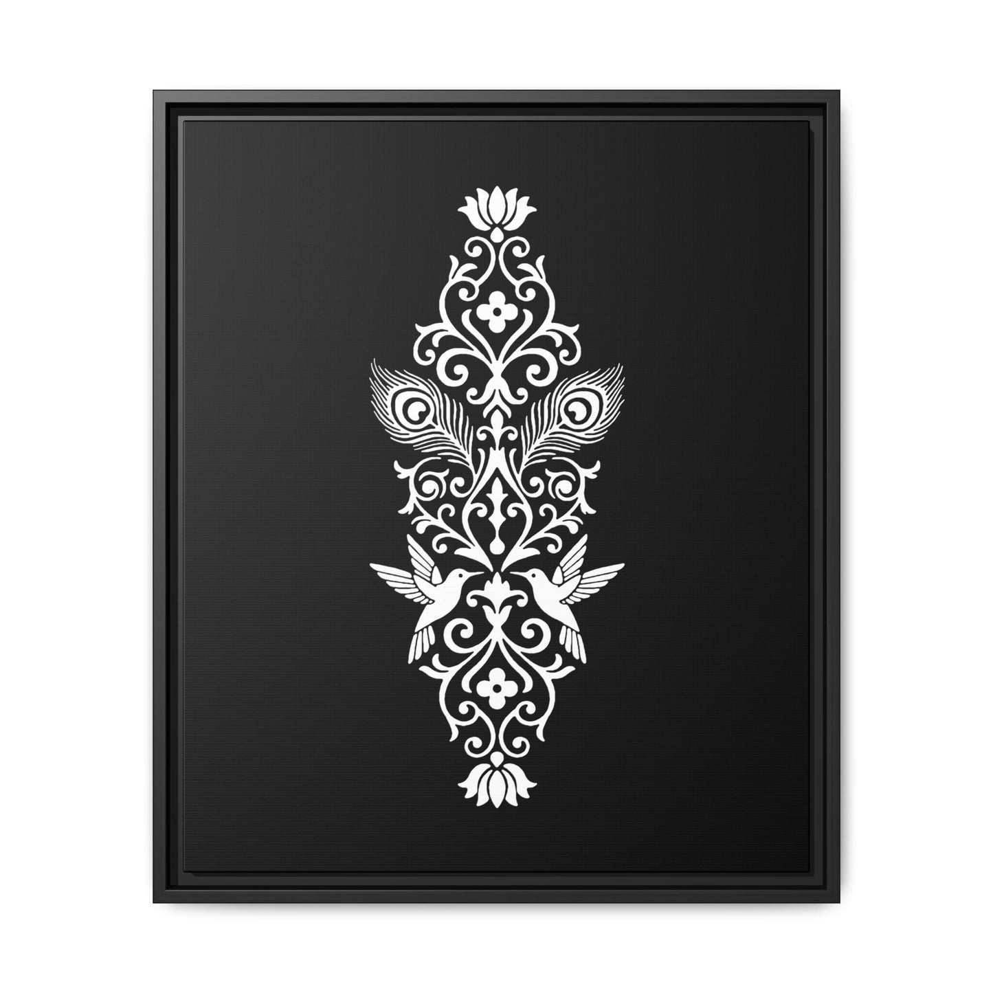 Hummingbird Soulmates - Framed Canvas