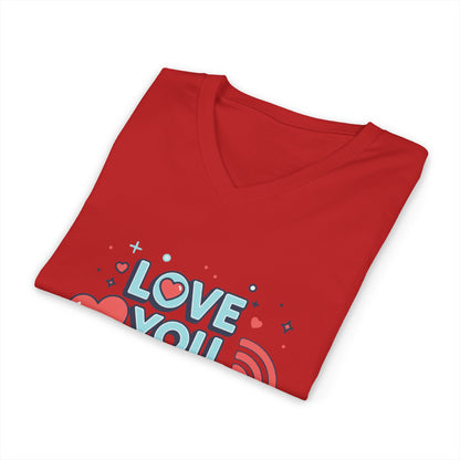 Love You More Than Wi-Fi - V-Neck Tee