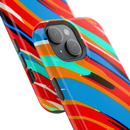 Abstract Rainbow Swirl Arc - Magnetic Phone Case
