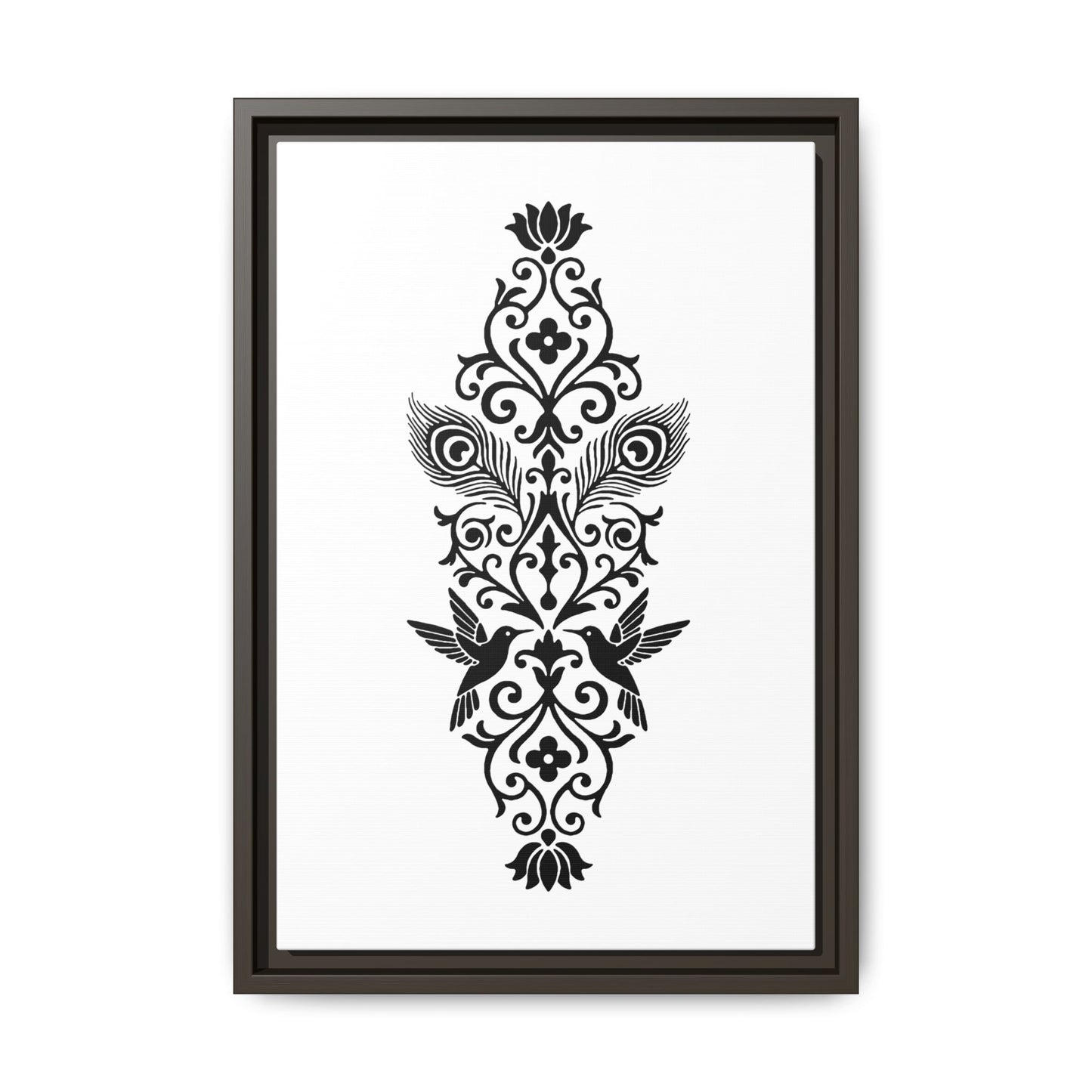 Hummingbird Soulmates - Framed Canvas