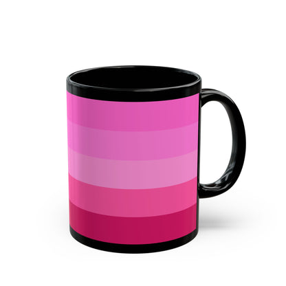 Valentine Rose Colors - Black Mug