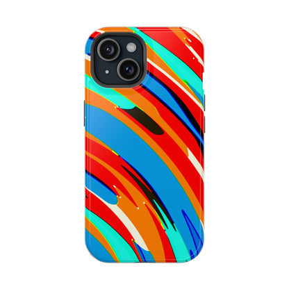 Abstract Rainbow Swirl Arc - Magnetic Phone Case