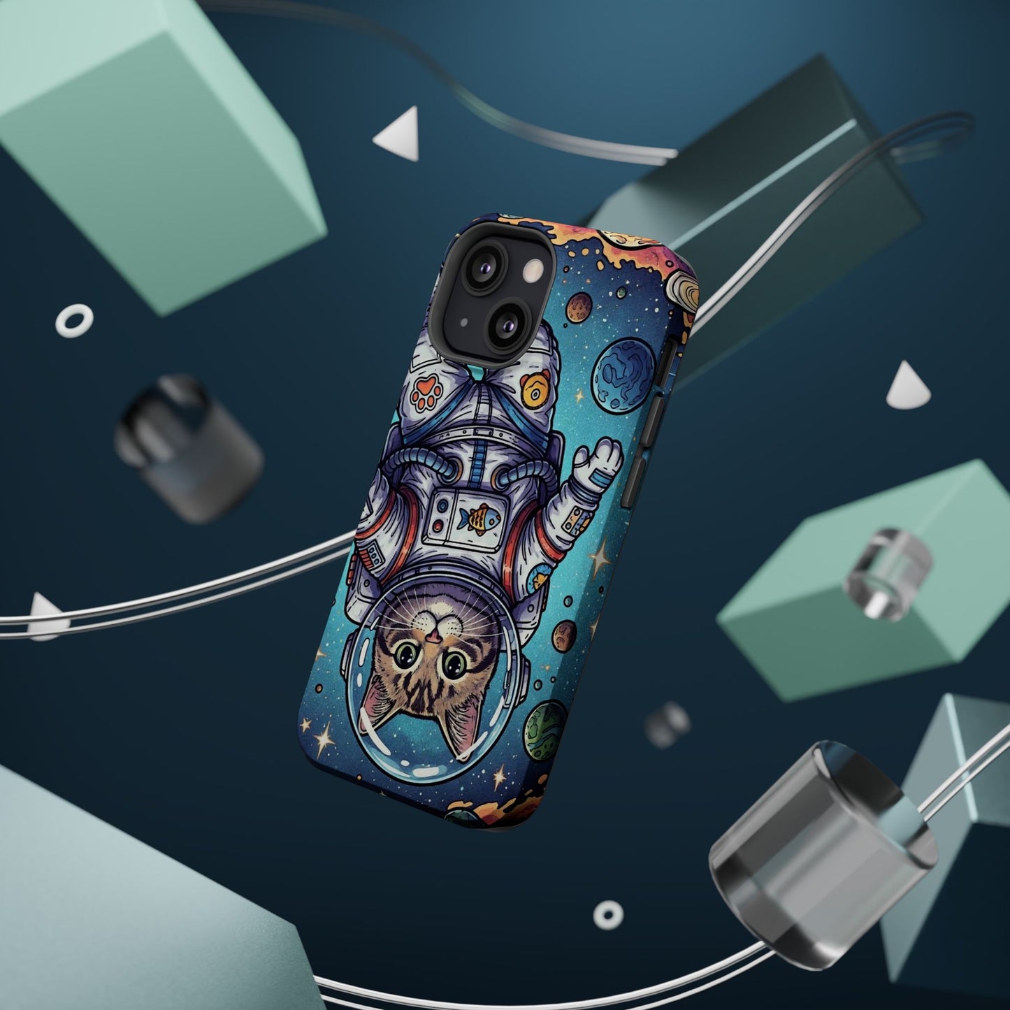 Astronaut Cat - Magnetic Phone Case