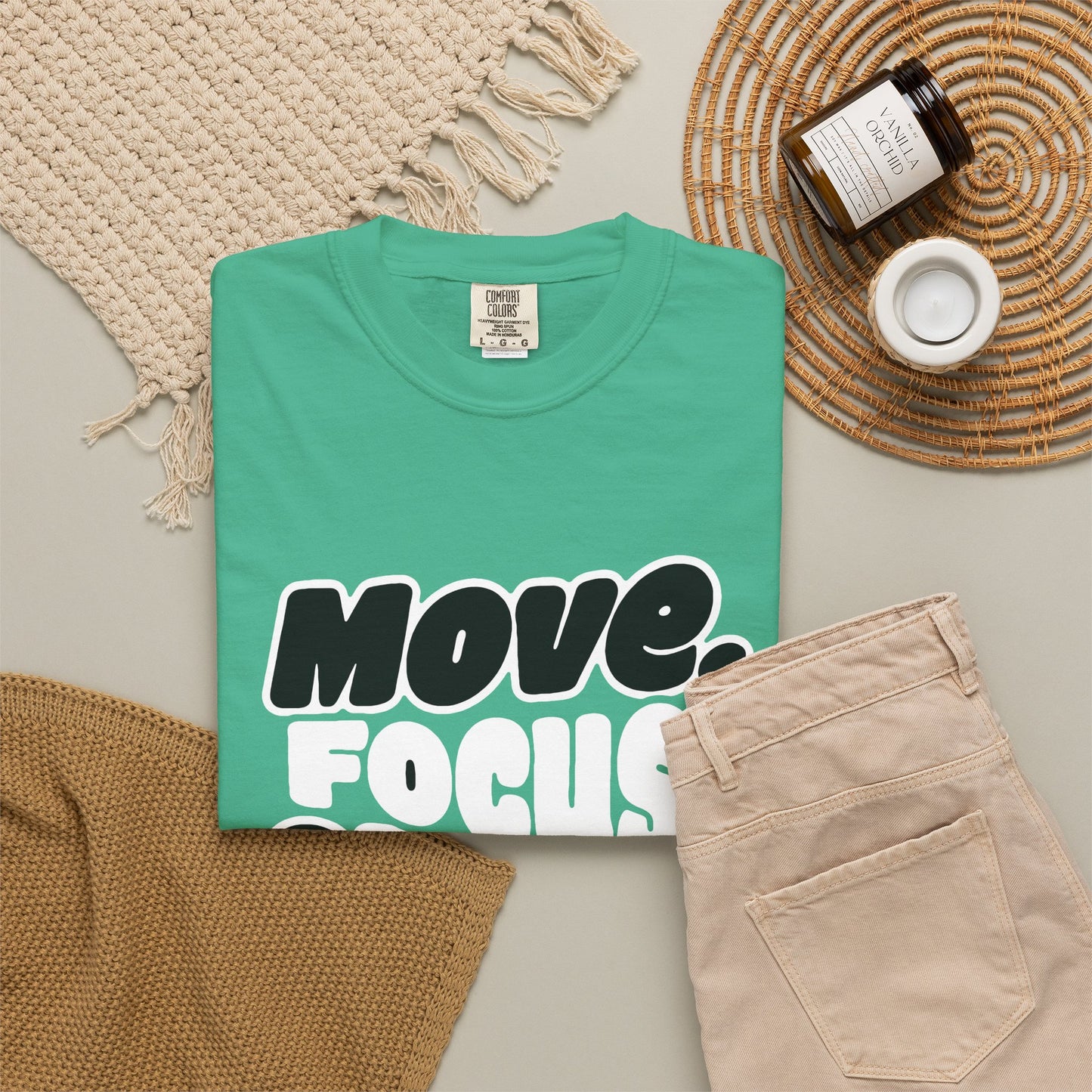 Move. Focus. Grow. Repeat. - T-Shirt