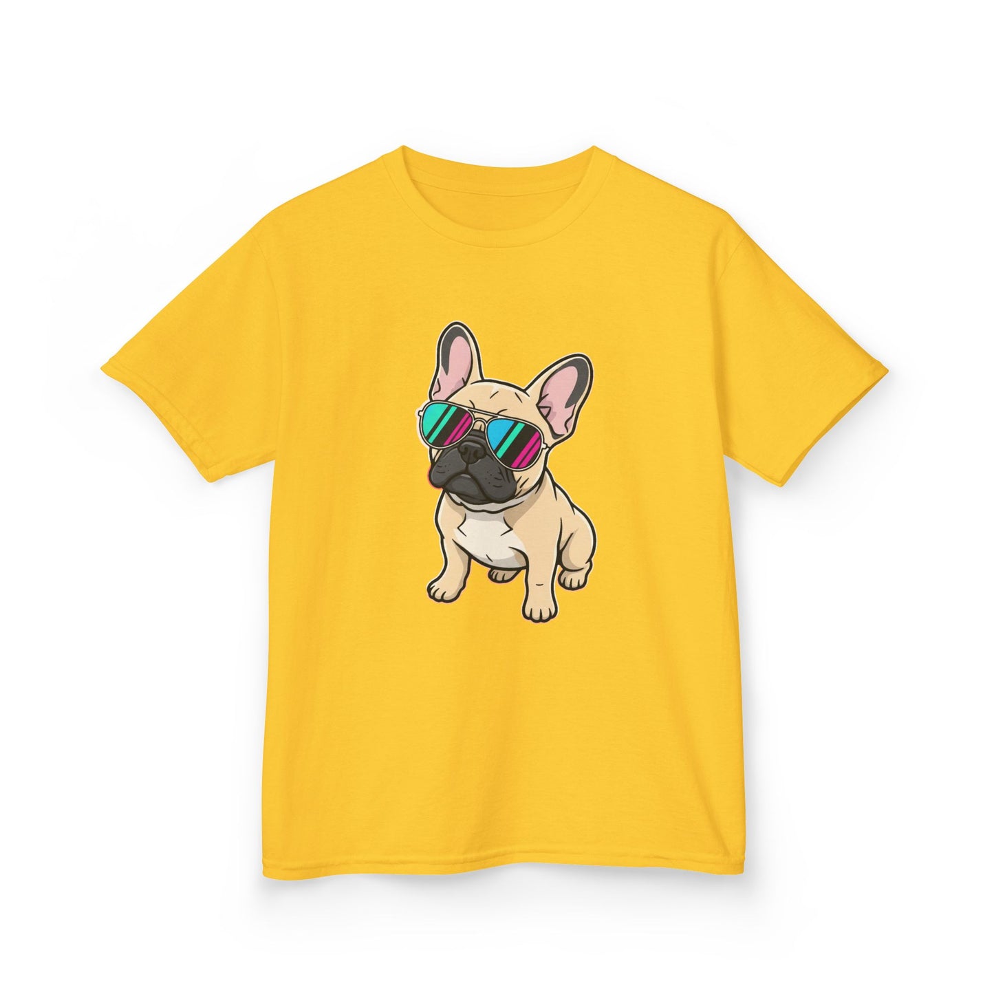 French Bulldog with Sunglasses - Kids Tee