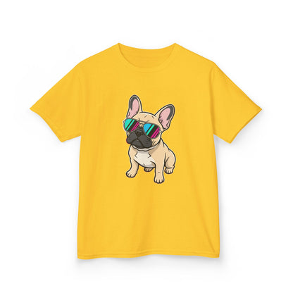 French Bulldog with Sunglasses - Kids Tee