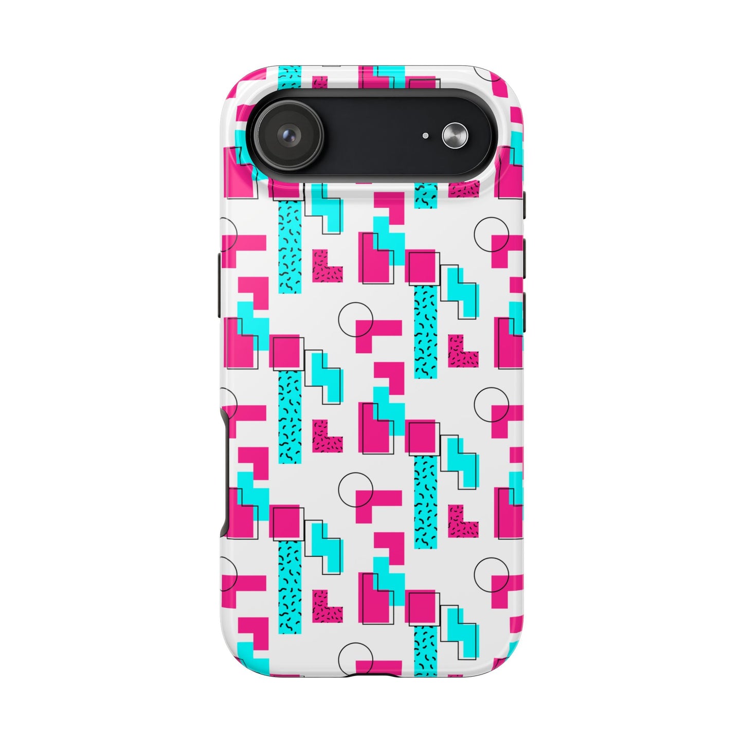 Retro Geometric Vibes - Phone Case
