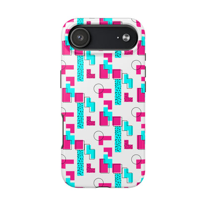 Retro Geometric Vibes - Phone Case