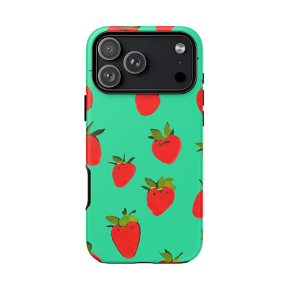 Strawberry Pattern - Phone Case
