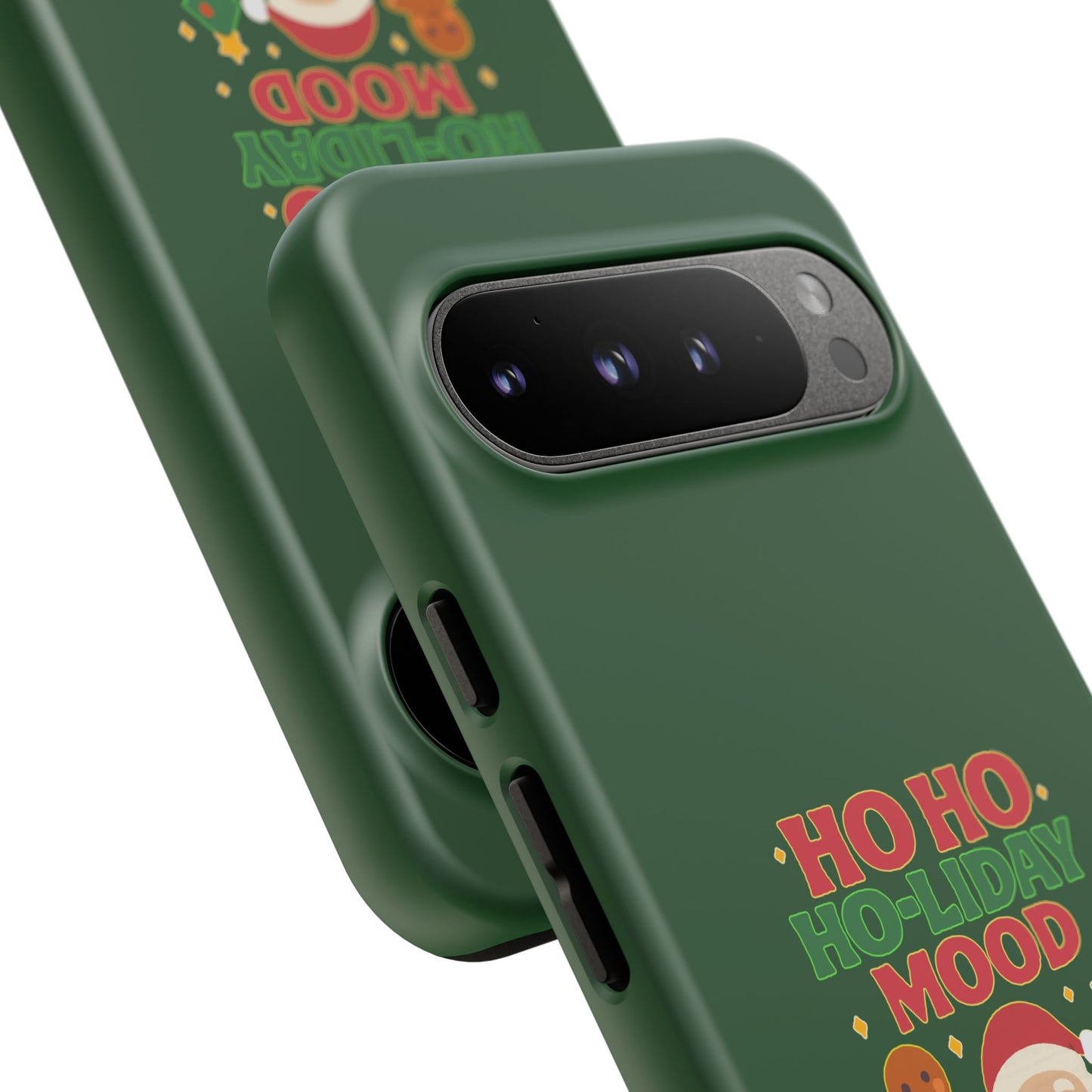 Christmas Phone Case, Ho Ho Ho-liday Mood, Festive Phone Cover, Santa Christmas Accessory, Holiday Gift, Winter Vibes