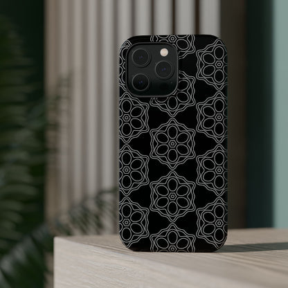 Geometric Sacred Flower - Magnetic Phone Case