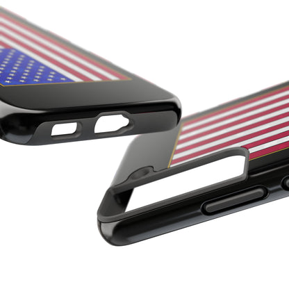 New Glory American Flag (Gold Edge Edition) - Phone Case