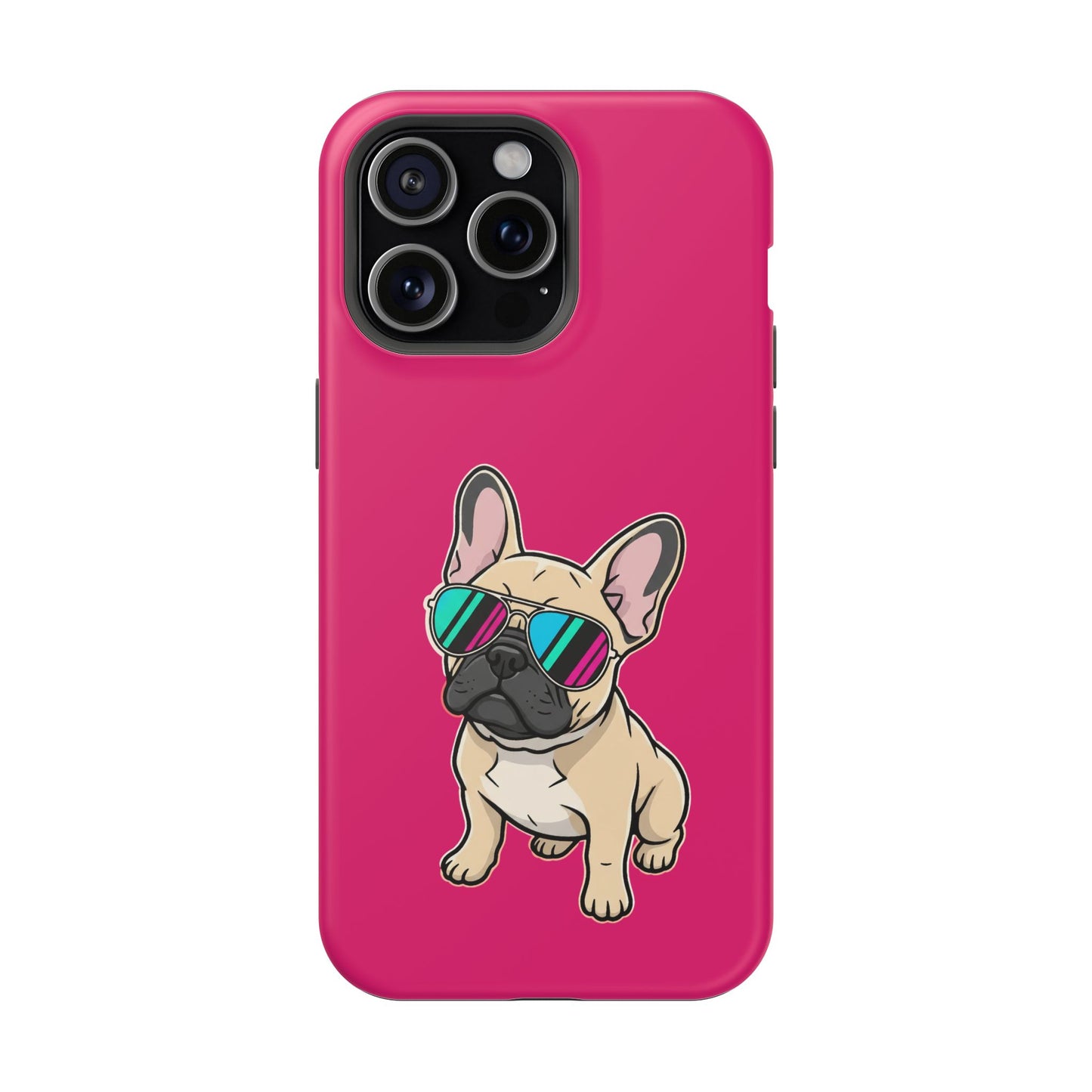French Bulldog with Sunglasses - Magnetic Phone Case