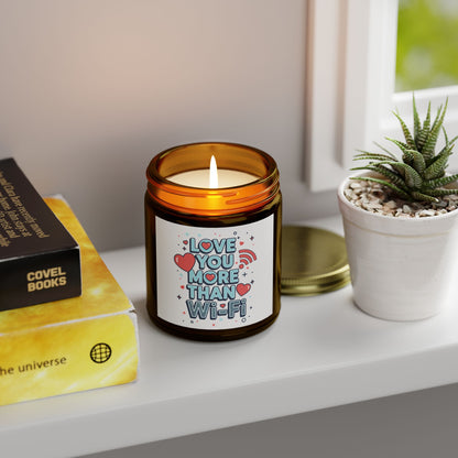 Love You More Than Wi‑Fi - Scented Candle