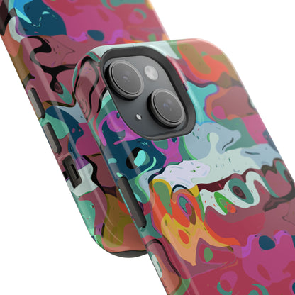 Colorful Abstract Marble - Magnetic Phone Case
