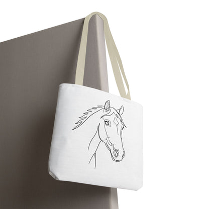 Horse Portrait Sketch - Tote Bag