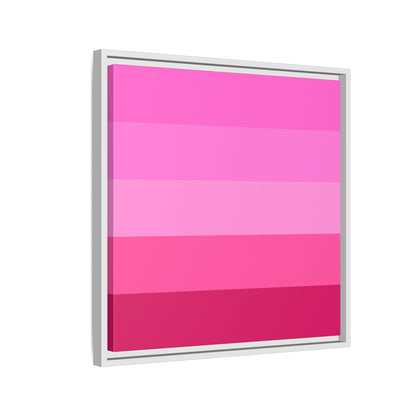 Valentine Rose Colors - Framed Canvas