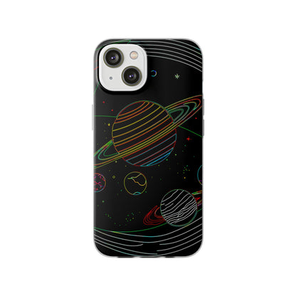 Galaxy-Inspired Flexi Cases, Vibrant Phone Covers, Space-Themed Accessories, Cosmic Gifts for Astronomers, Unique Phone Protectors