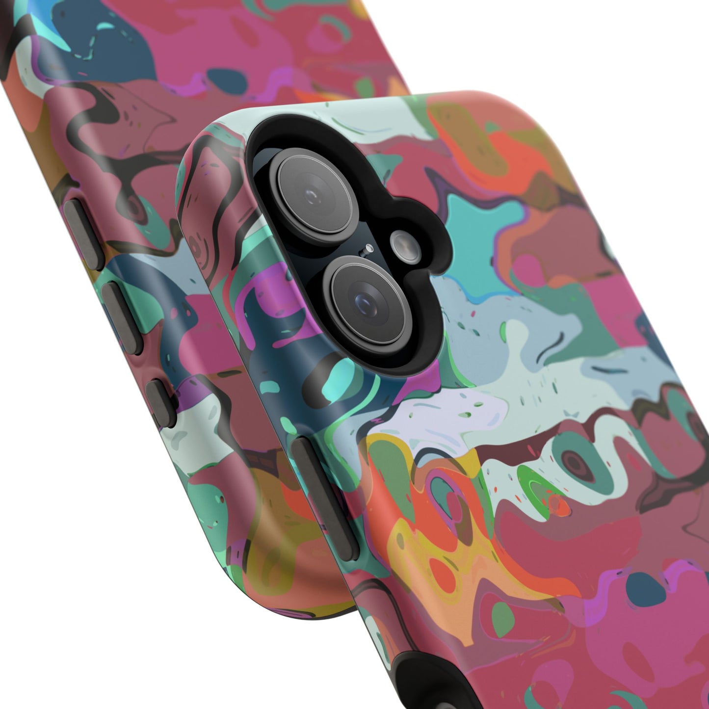 Colorful Abstract Marble - Magnetic Phone Case