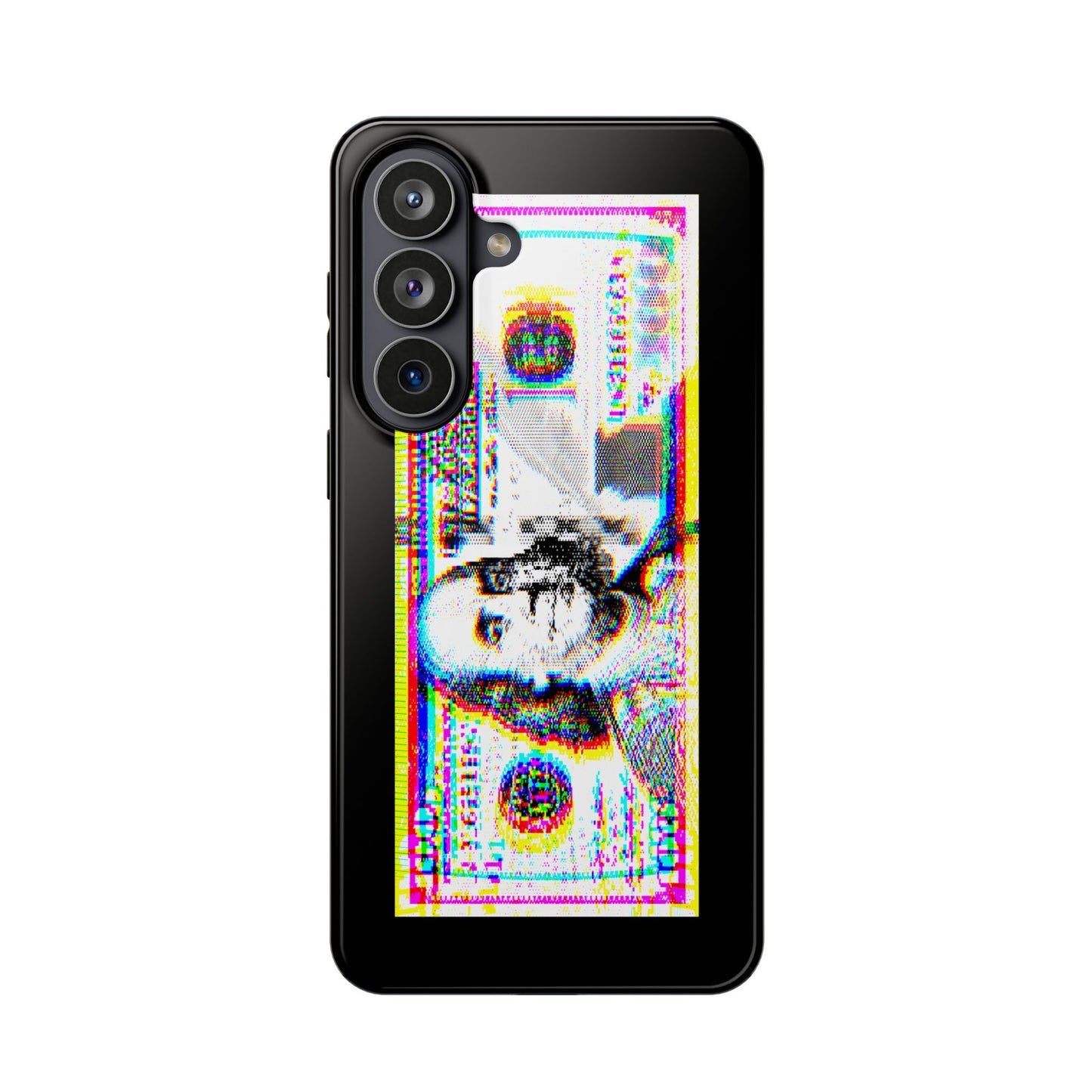 100 Dollars Bill - Neon Color Explosion - Magnetic Phone Case