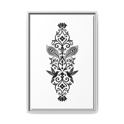 Hummingbird Soulmates - Framed Canvas