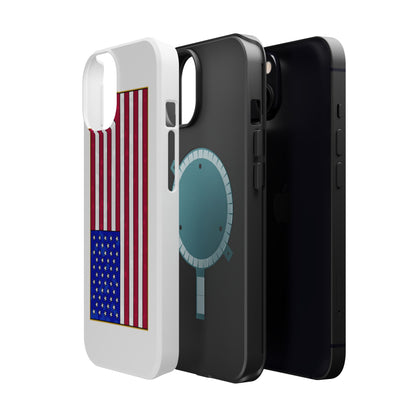 New Glory American Flag (Gold Edge Edition) - Magnetic Phone Case