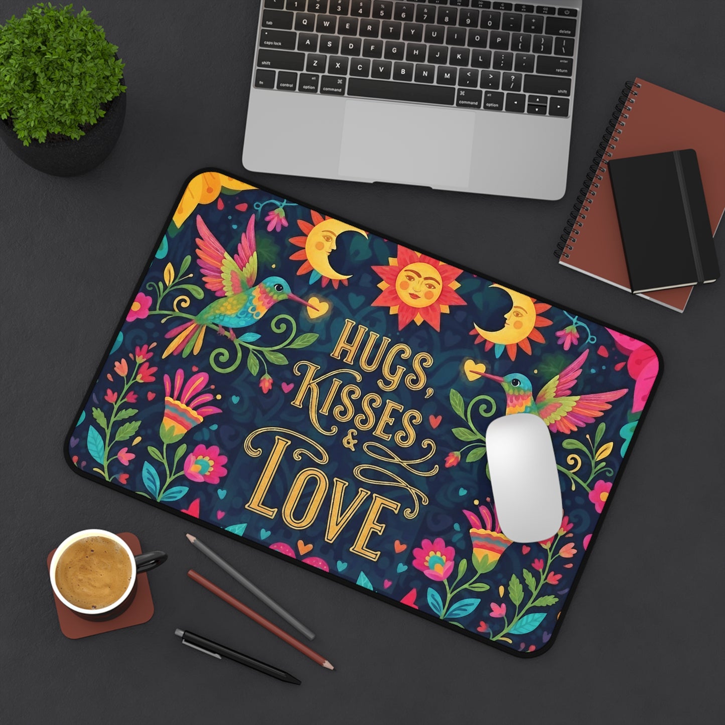 Hugs, Kisses & Love - Desk Mat