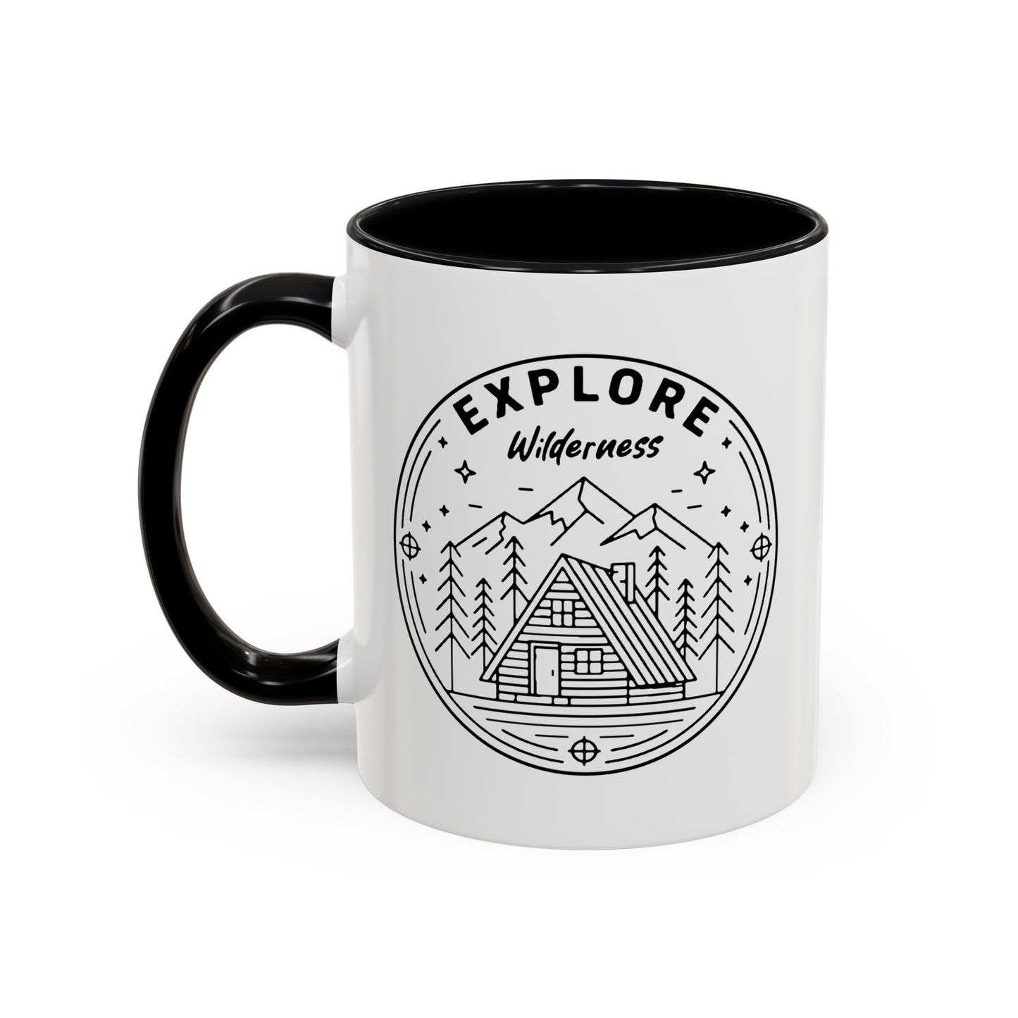 Explore Wilderness - Color Accent Mug