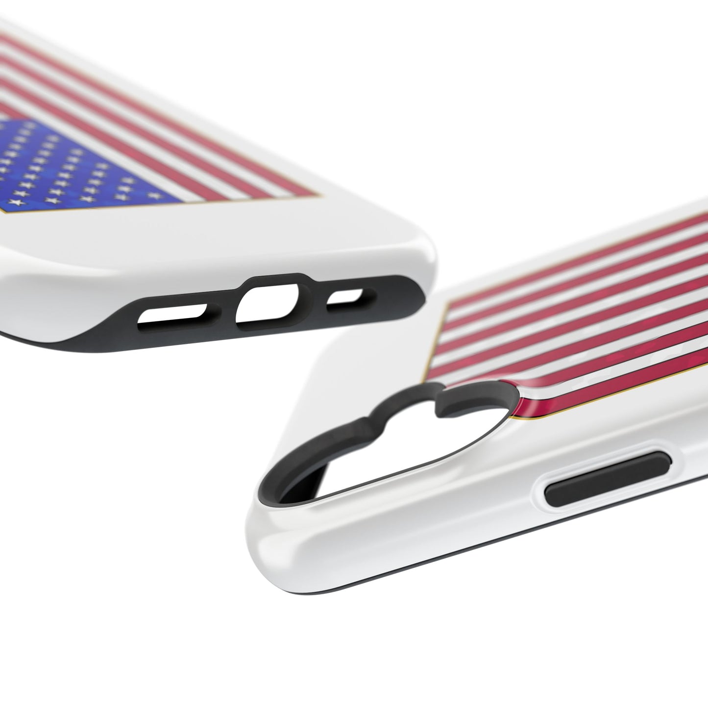 New Glory American Flag (Gold Edge Edition) - Magnetic Phone Case