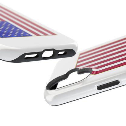 New Glory American Flag (Gold Edge Edition) - Magnetic Phone Case