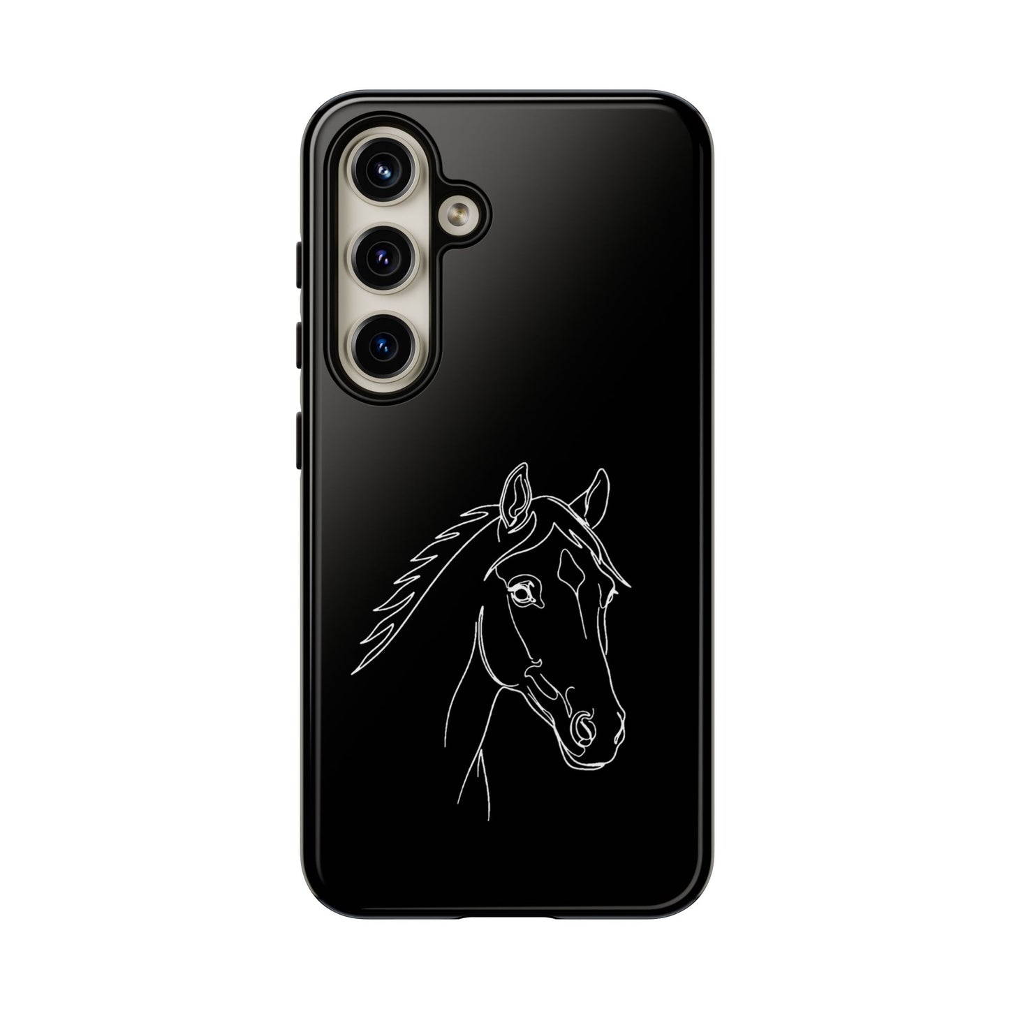 Horse Portrait Sketch - Tough Phone Case