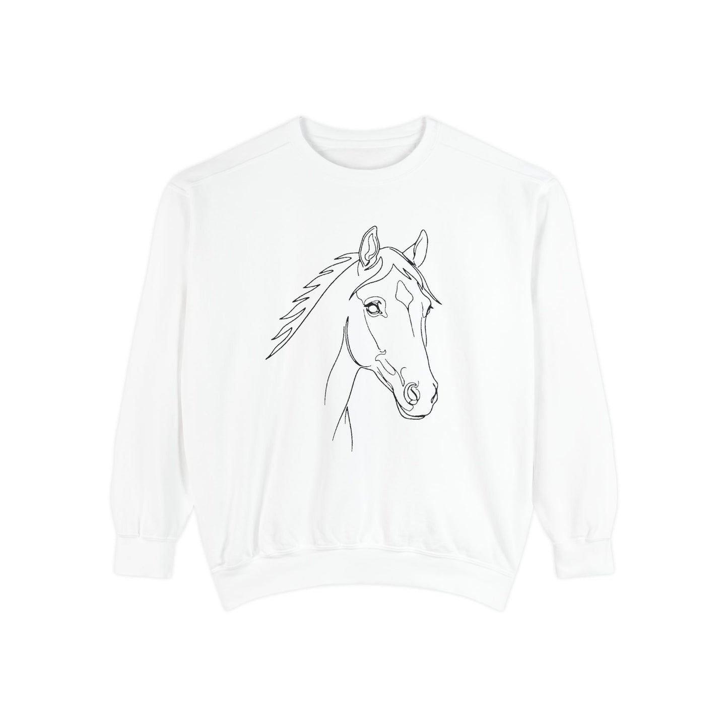 Horse Portrait Sketch - Sweatshirt