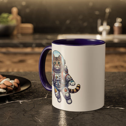 Astronaut Cat - Colorful Mug