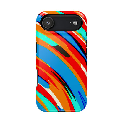Abstract Rainbow Swirl Arc - Magnetic Phone Case
