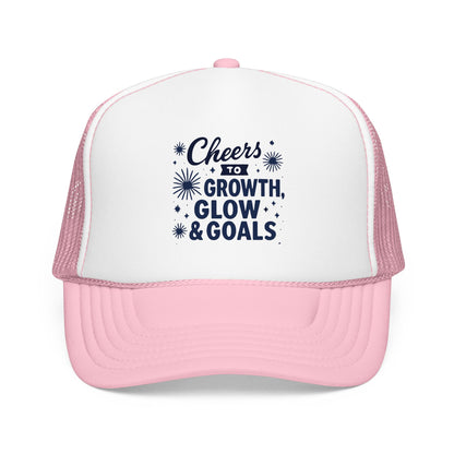 Cheers to Growth, Glow & Goals - Cap