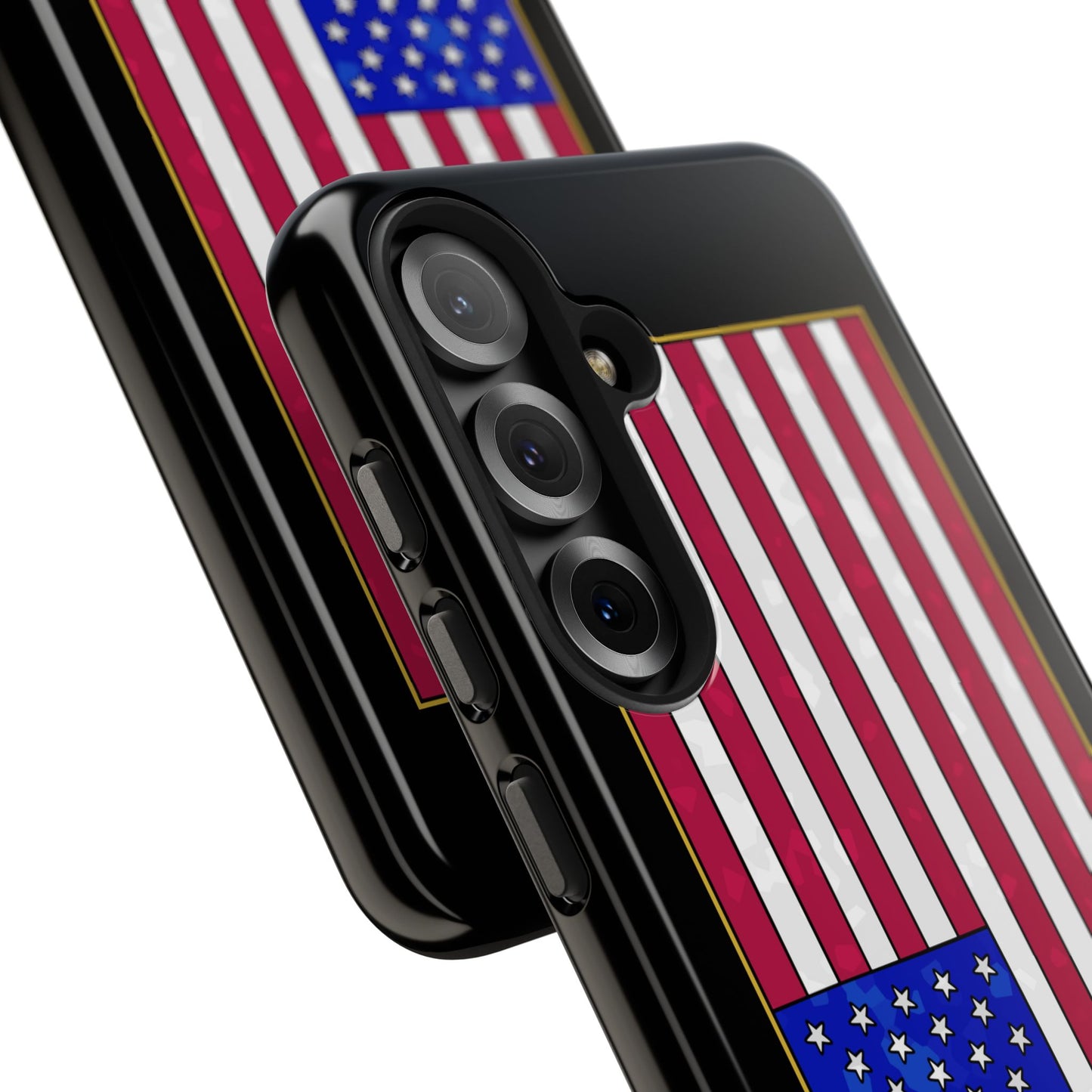 New Glory American Flag (Gold Edge Edition) - Phone Case